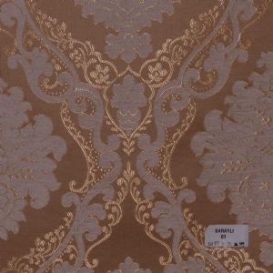 Saraylı, klasik motifleri ve ihtişamlı dokusuyla yaşam alanlarına zarafet ve lüks bir atmosfer kazandıran döşemelik kumaştır.